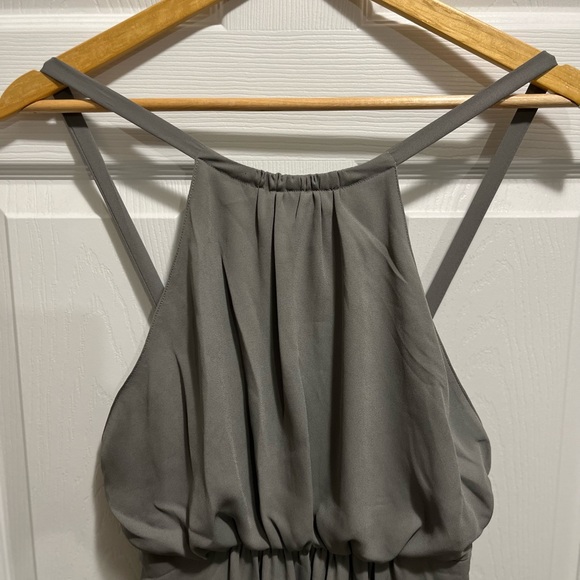 Show Me Your MuMu Maxi Halter Amanda Dress Sz L - Picture 4 of 14